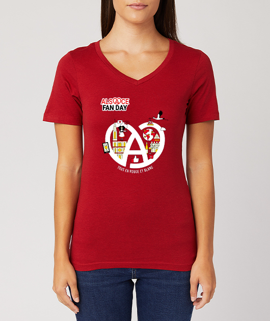 T-shirt Femme Col V
