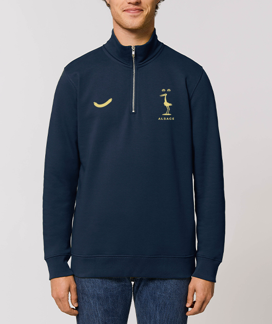 Sweat Col Zippé Homme