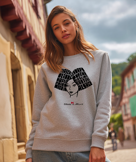 SWEATSHIRT UNISEXE COL ROND BIO / ROLLER