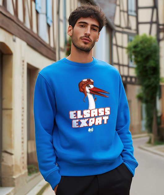 SWEATSHIRT UNISEXE COL ROND BIO / ROLLER
