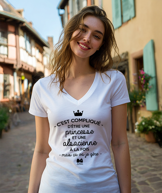 T-shirt col V femme bio / ISLA