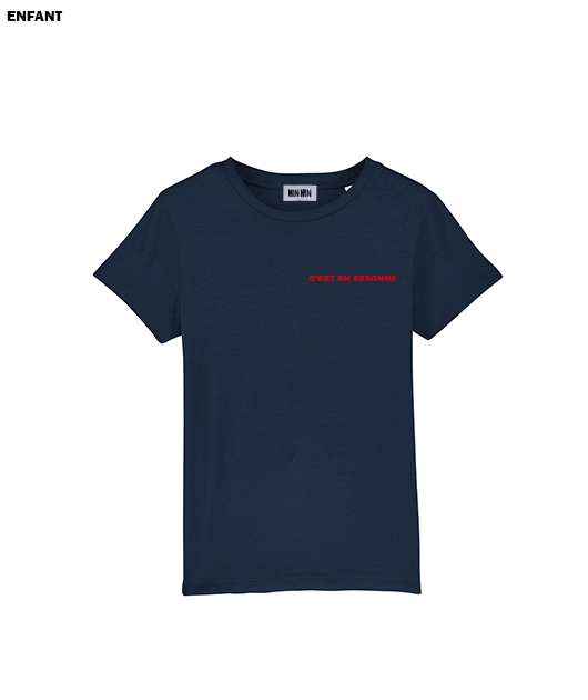 Tshirt coton bio Enfant Marine C'est en Essonne - Vue 2