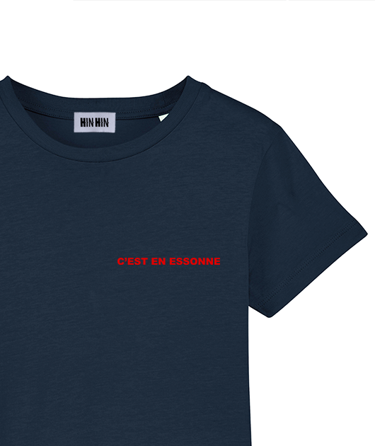 Tshirt coton bio Enfant Marine C'est en Essonne