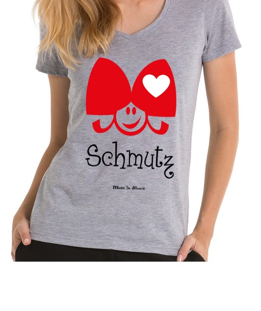 T-shirt Femme Col V