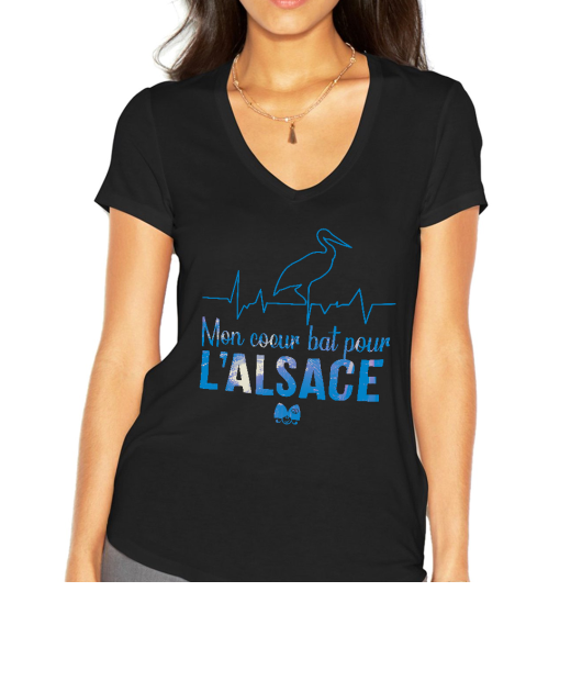 T-shirt Femme Col V