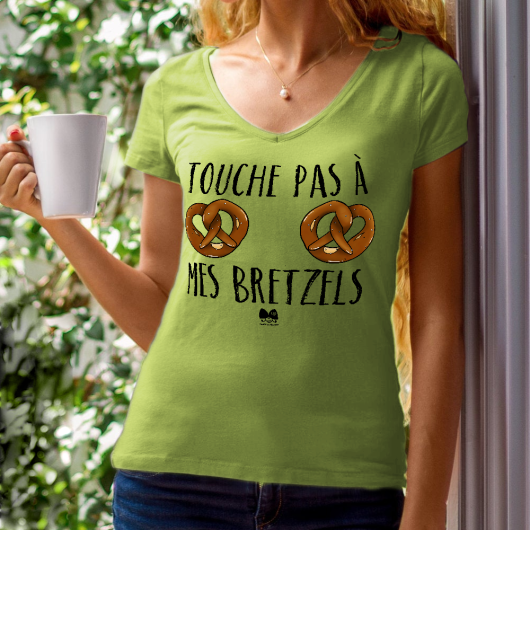 T-shirt Femme Col V