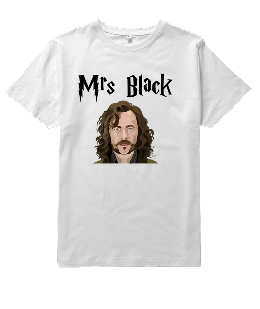 T-Shirt Mrs. Black (Modèle Mixte) by gameofstore