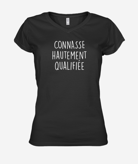 T-shirt Femme Col V
