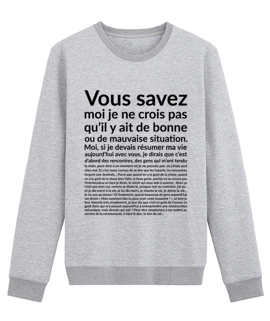 VOUS SAVEZ MOI JE NE CROIS PAS ...