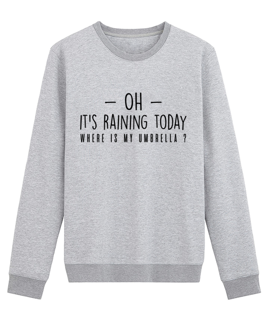 Oh, it's raining today - Where is my umbrella ?