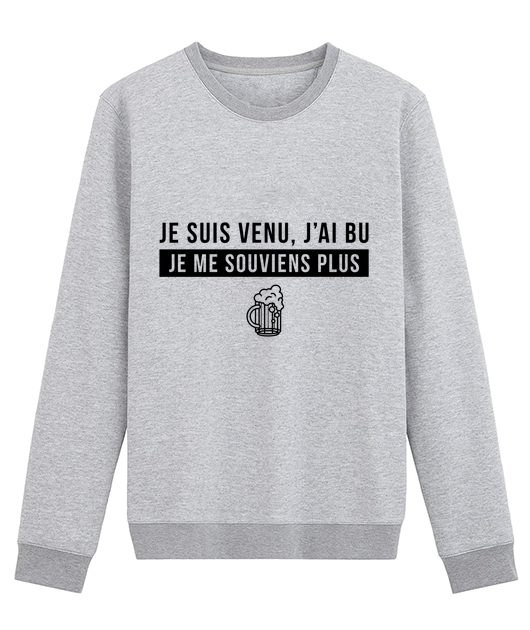 Je suis venu, j'ai bu, je me souviens plus