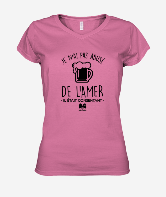 T-shirt Femme Col V