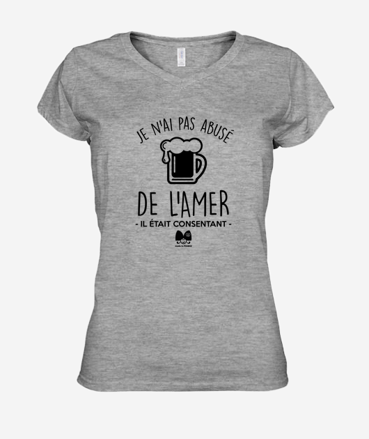 T-shirt Femme Col V