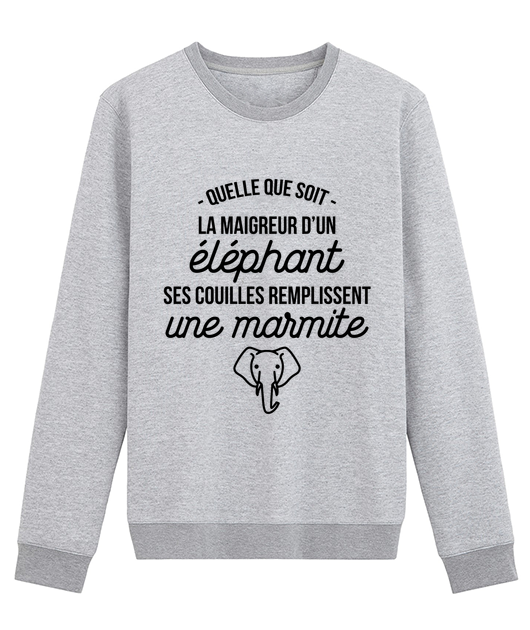 Quelle que soit la maigreur d'un éléphant...