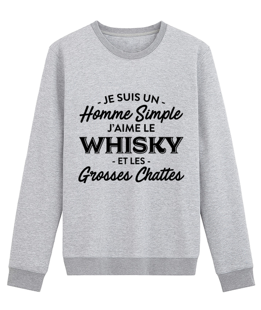 JE SUIS UN HOMME SIMPLE J'AIME LE WHISKY