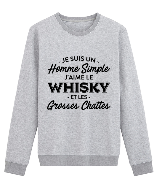 JE SUIS UN HOMME SIMPLE J'AIME LE WHISKY