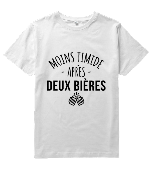 Moins timide après deux bières