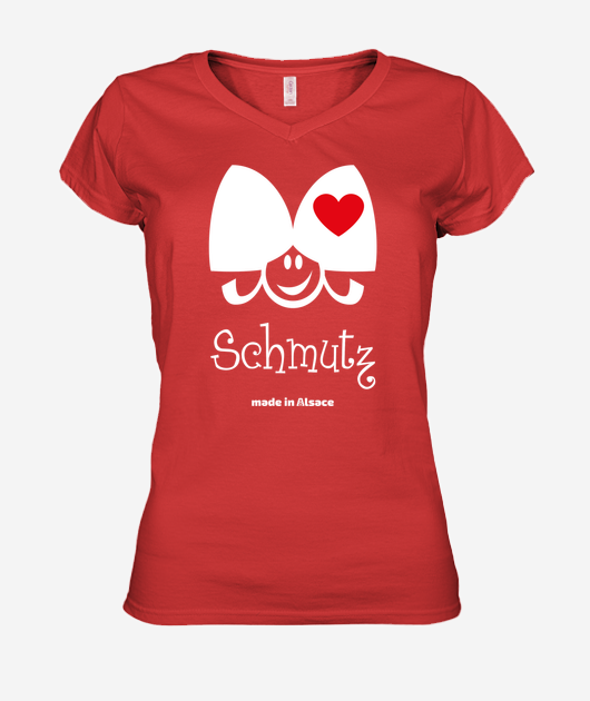 T-shirt Femme Col V