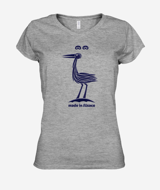 T-shirt Femme Col V
