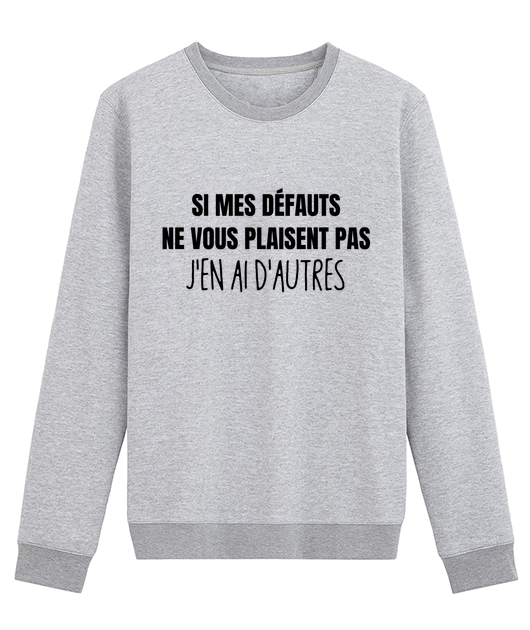 SI MES DEFAUTS NE VOUS PLAISENT PAS J'EN AI D'AUTRES