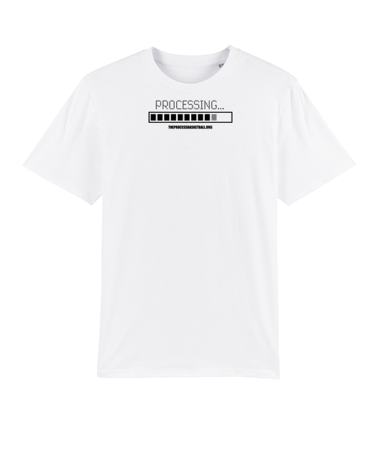 T-SHIRT "PROCESSING" WHITE