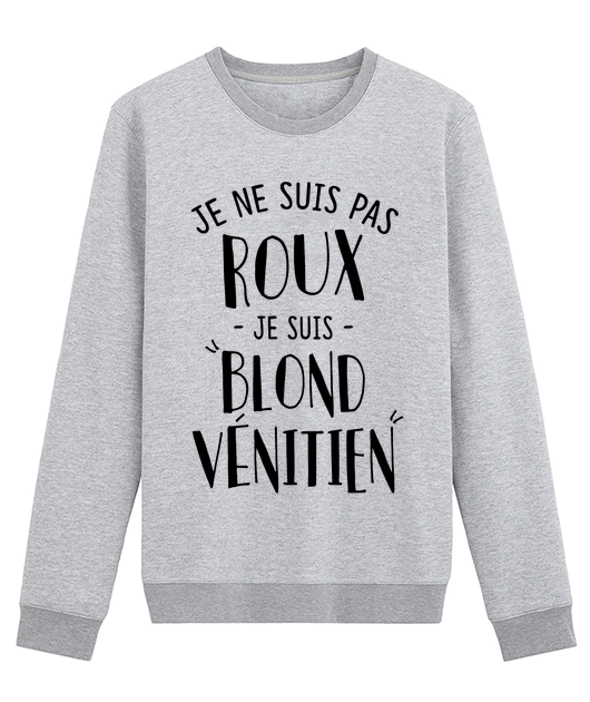 Je ne suis pas roux, je suis blond vénitien