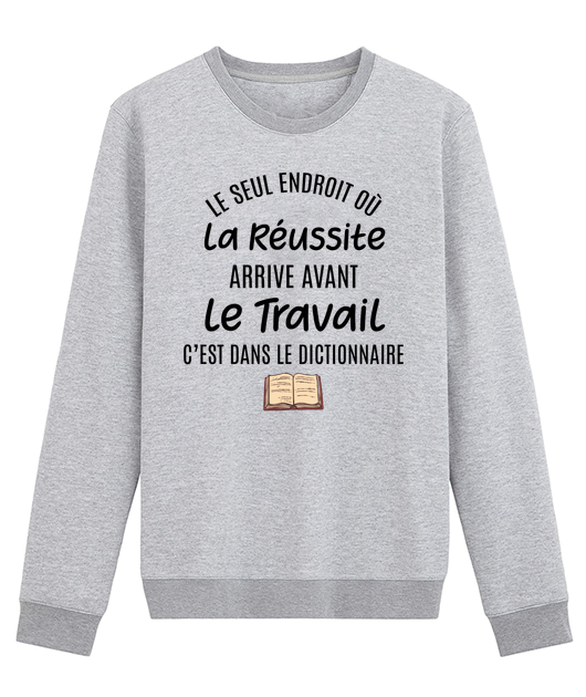 LE SEUL ENDROIT OU LA REUSSITE ARRIVE AVANT LE TRAVAIL C'EST DANS LE DICTIONNAIRE
