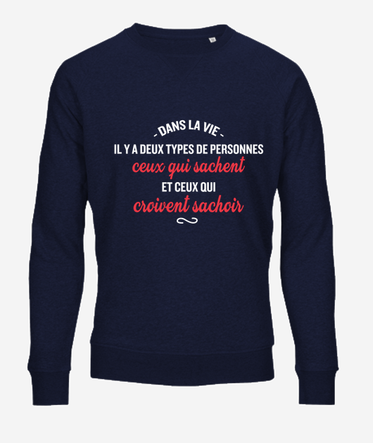 Sweatshirt Homme Bio
