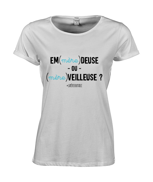 T-shirt femme manches roulées