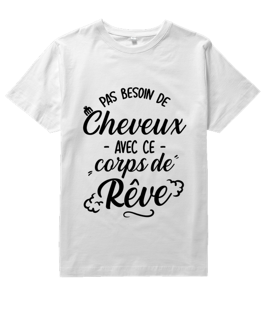 Pas besoin de cheveux avec ce corps de rêve.