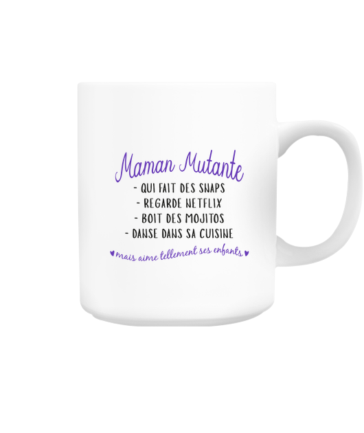 Maman Mutante - Mug - Vue 2