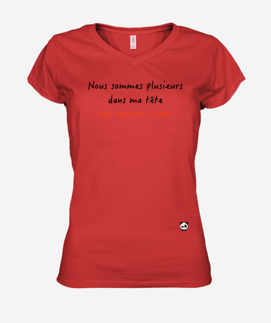 T-shirt Femme Col V
