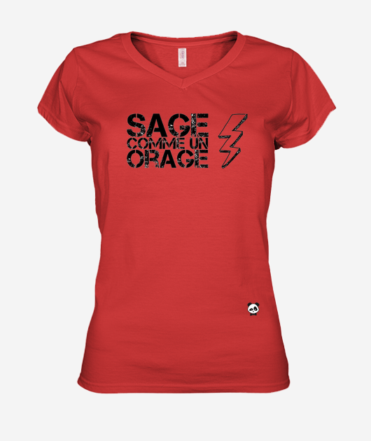 T-shirt Femme Col V