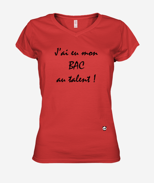 T-shirt Femme Col V