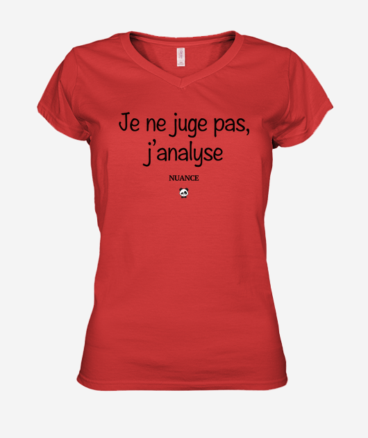 T-shirt Femme Col V