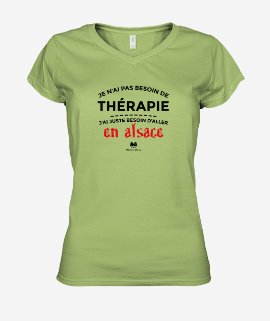 T-shirt Femme Col V