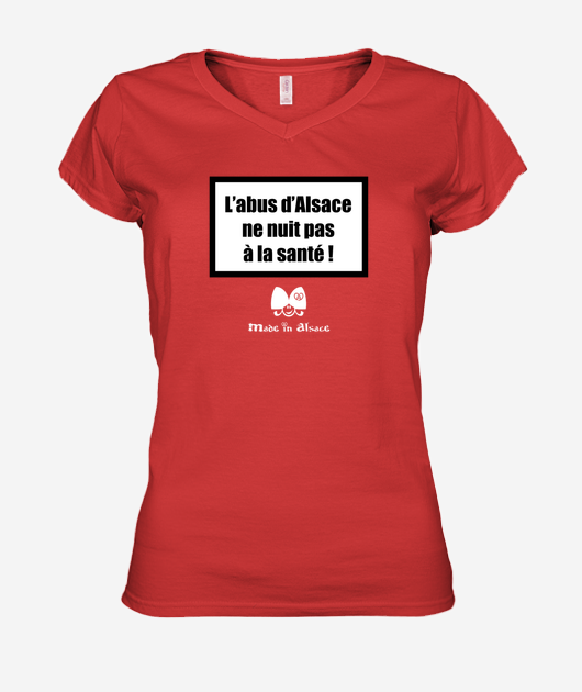 T-shirt Femme Col V