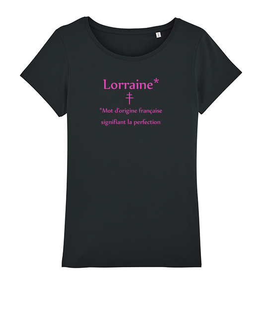 T-shirt Définition du mot Lorraine