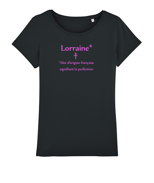 T-shirt Définition du mot "Lorraine"