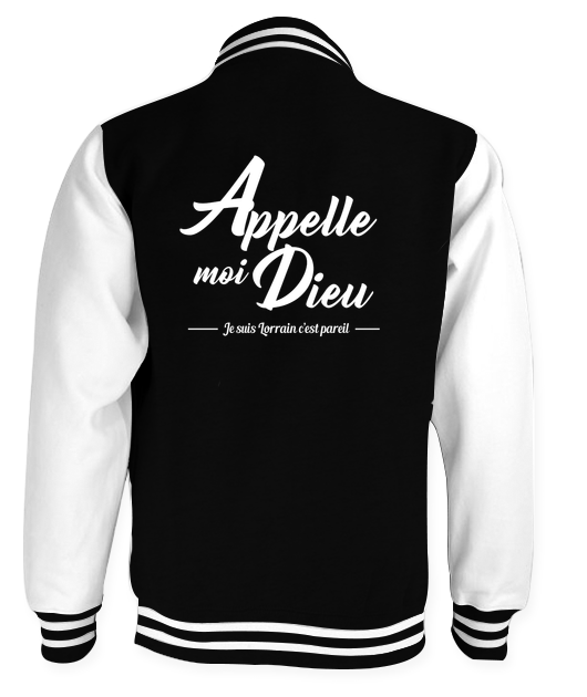 Veste Appelle moi Dieu - Vue 2