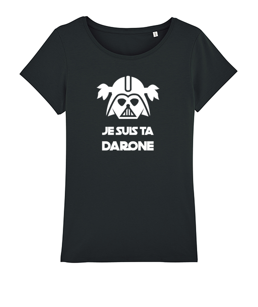 T-shirt Je suis ta Darone - Blanc