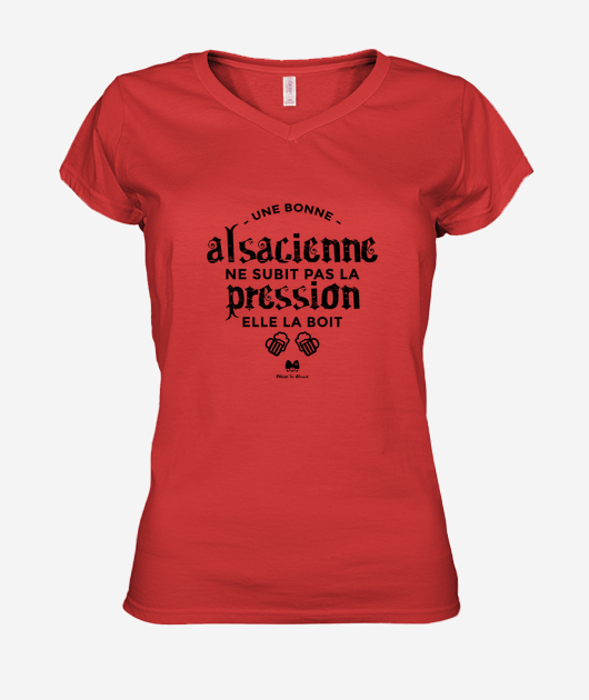 T-shirt Femme Col V