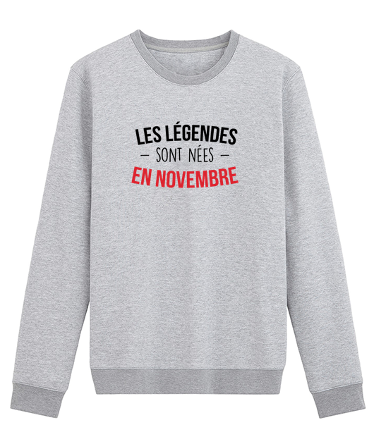 LES LEGENDES SONT NEES EN NOVEMBRE