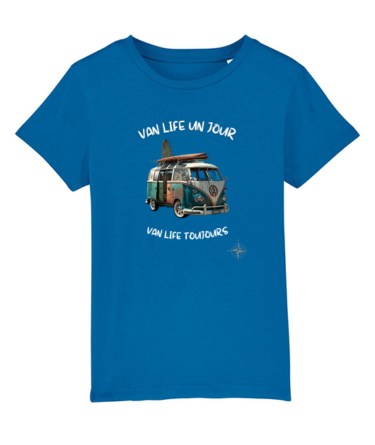 Tee-shirt Enfant "Van life un jour"