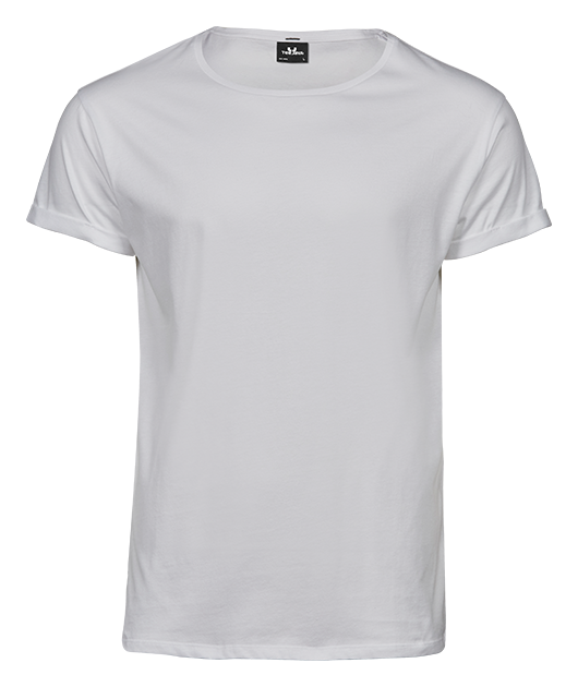 T-shirt homme manches roulées