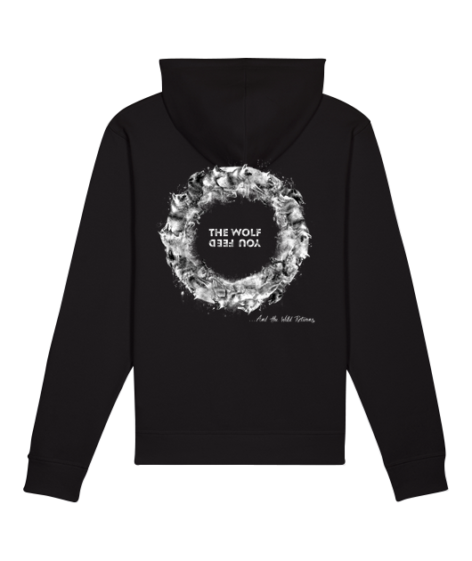 Sweat-shirt à capuche recto-verso AND THE WILD RETURNS - Vue 2