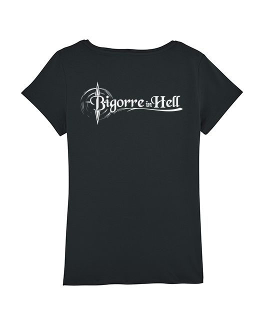 T-Shirt foncé Femme Bigorre In Hell - Vue 2