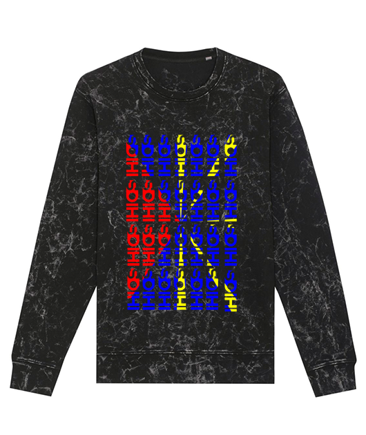 SWEATSHIRT UNISEXE BIO SPLATTER 8Logo SOIHI