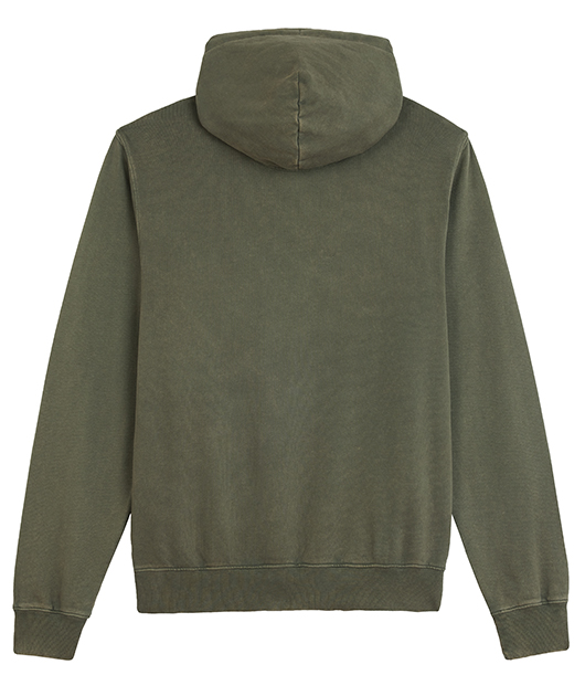 ARCHER VINTAGE / HOODIE UNISEXE TERRY BIO DÉLAVÉ GUITARISTES OFFICIEL® SKULL - Vue 2