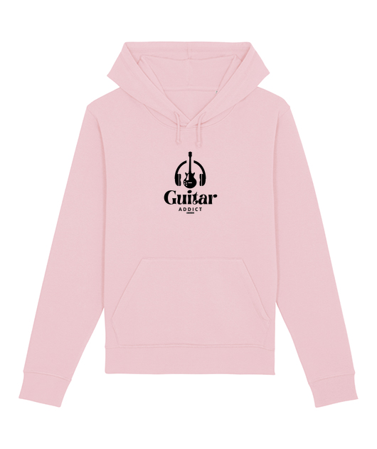 Hoodie Unisexe Bio "Guitar Addict" Guitaristes Officiel®